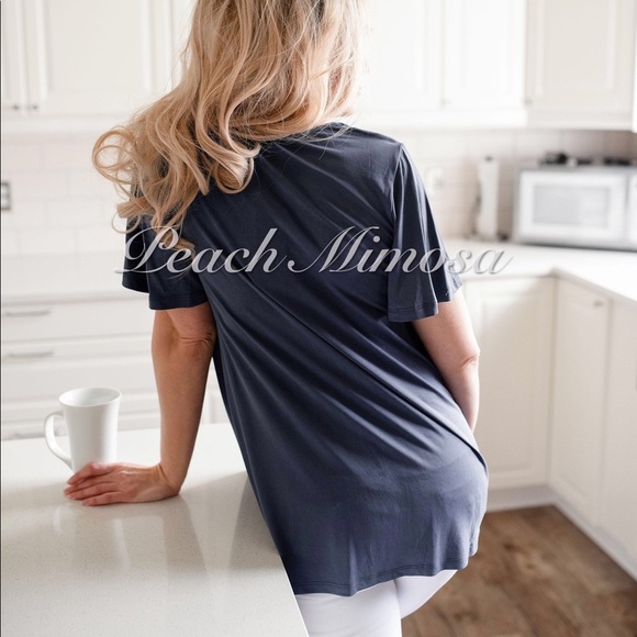 Embroidered lace detail top - Picture 5 of 6